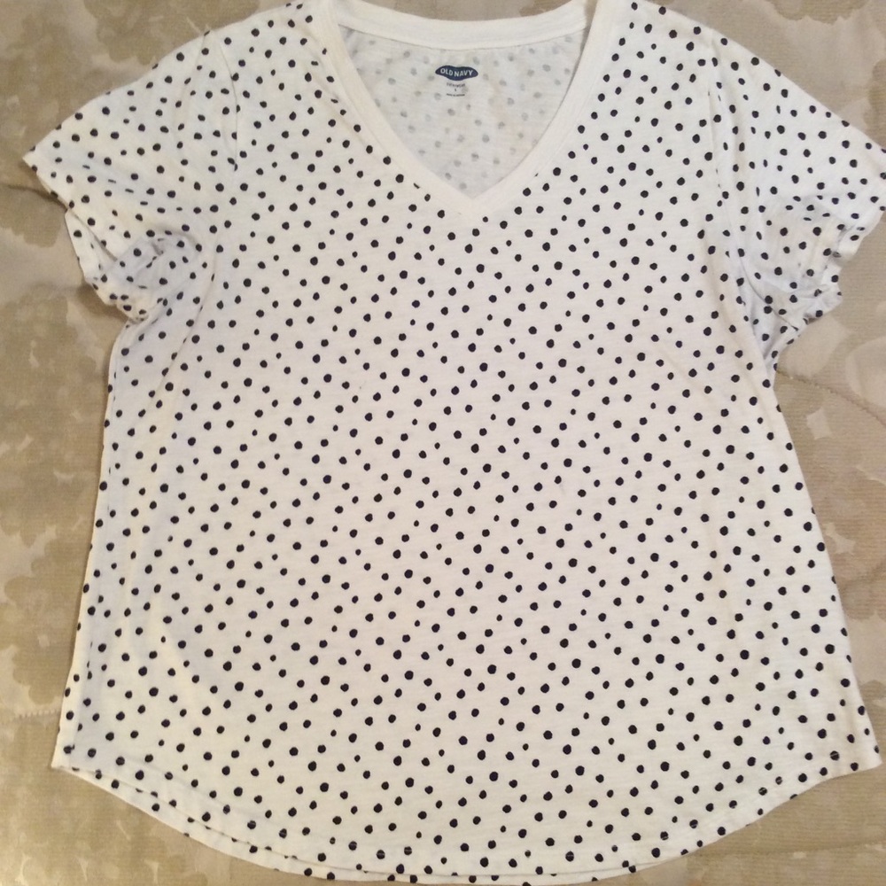 Old Navy dotted blouse